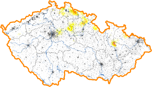 Intenzita sucha - 12. říjen 2014