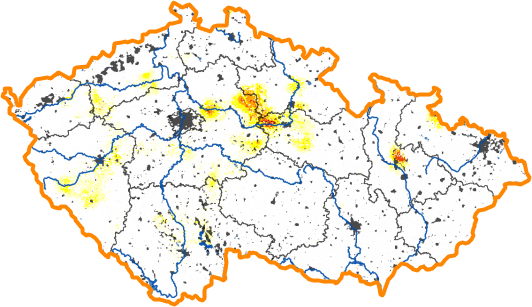 Intenzita sucha - 8. březen 2015