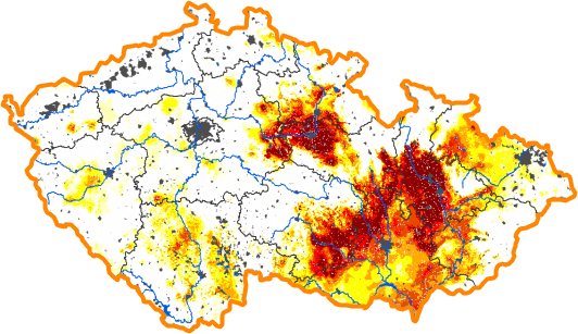 Intenzita sucha - 12. březen 2017