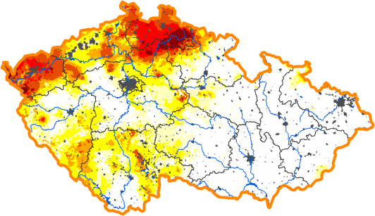 Intenzita sucha - 8. září 2019