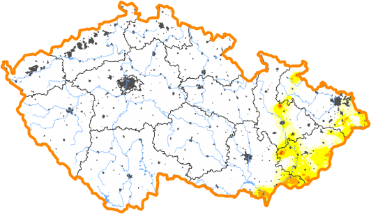 Intenzita sucha - 18. červenec 2021