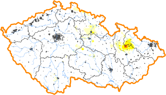 Intenzita sucha - 12. září 2021