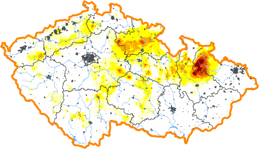 Intenzita sucha - 5. prosinec 2021