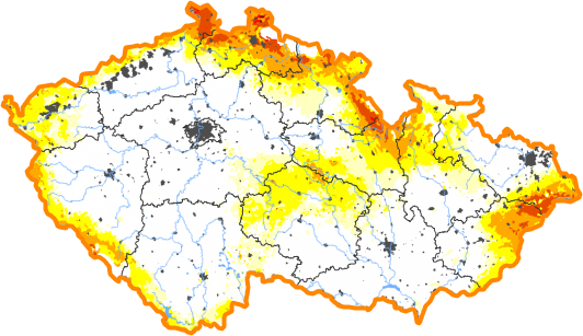 Intenzita sucha - 10. březen 2024