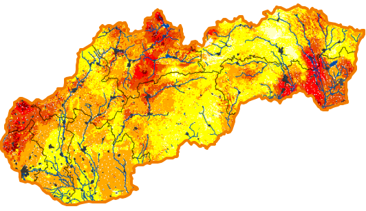 Intenzita sucha - 5. júl 2015