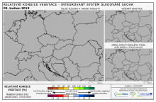 Dopady na vegetaci - Evropa - 5. květen 2019