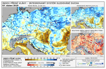 Index půdní vláhy - Evropa - 7. duben 2019