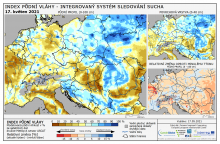 Index půdní vláhy - Evropa - 16. květen 2021