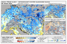 Index půdní vláhy - Evropa - 5. březen 2023