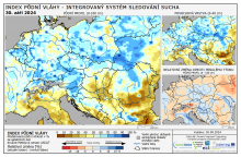 Index půdní vláhy - Evropa - 29. září 2024