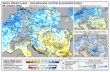 Index půdní vláhy - Evropa - 5. prosinec 2024