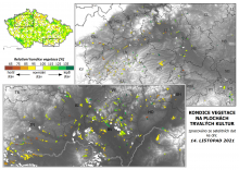 Vegetace trvalých kultur - 14. listopad 2021