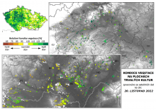 Vegetace trvalých kultur - 20. listopad 2022